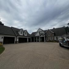 Estate house washing on Lake Lanier in Gainesville, GA